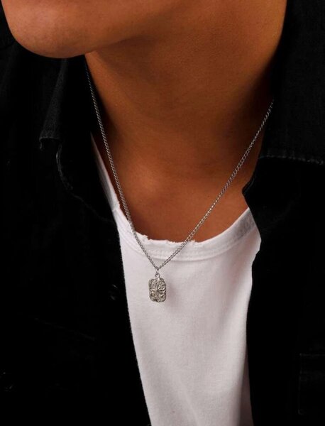 Rectangle Charm Necklace