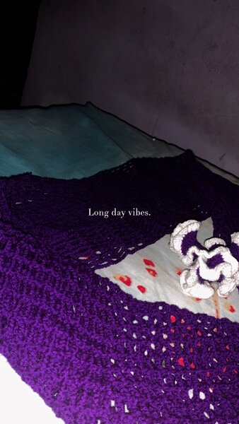 Chouchou Coloré Tricoté