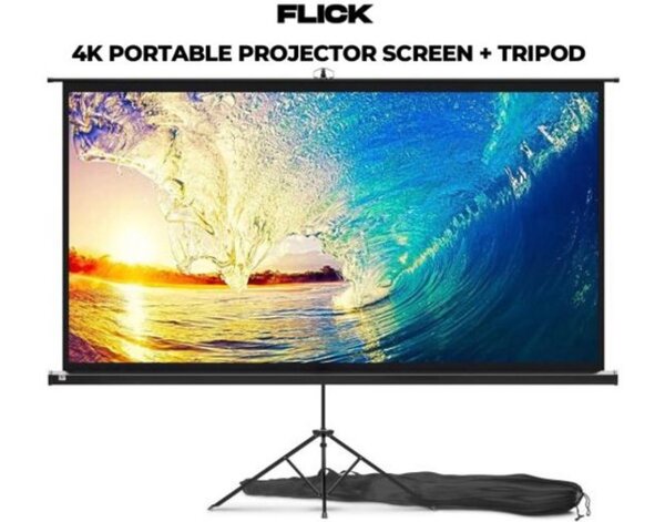 4K Projector Screen With Tripod