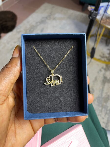 Collier Élégant Éléphant