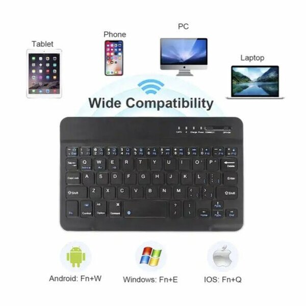 Mini Bluetooth Keyboard and Mouse for iPad,Tablets,Android