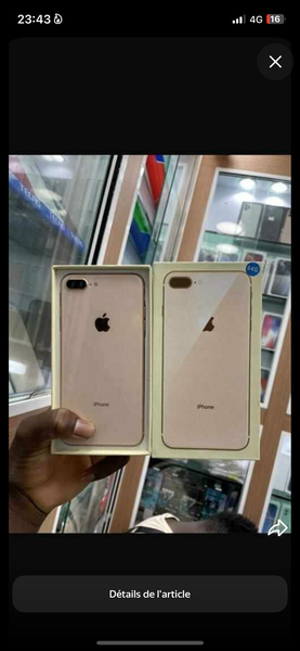 iPhone 8 Plus Or - Neuf