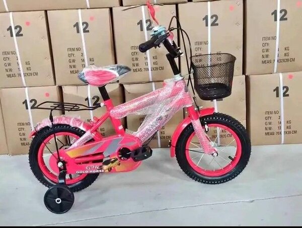 Vélo enfant rose 12 pouces
