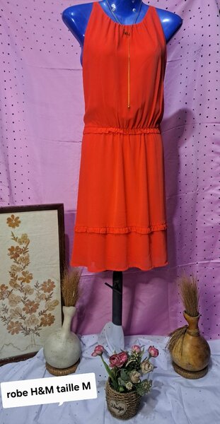Robe fluide H&M rouge M