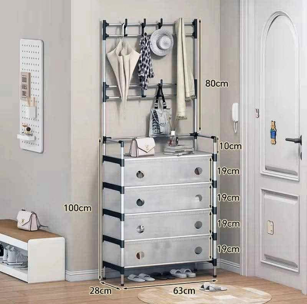 Rangement mural multifonction