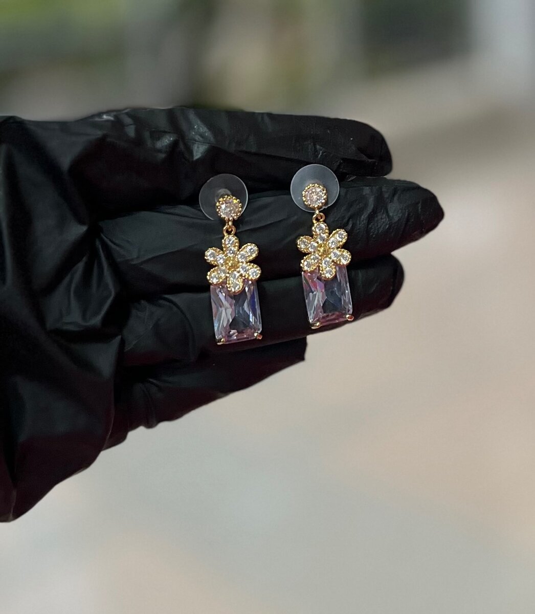 Boucles d'Oreilles Pendantes Éclatantes