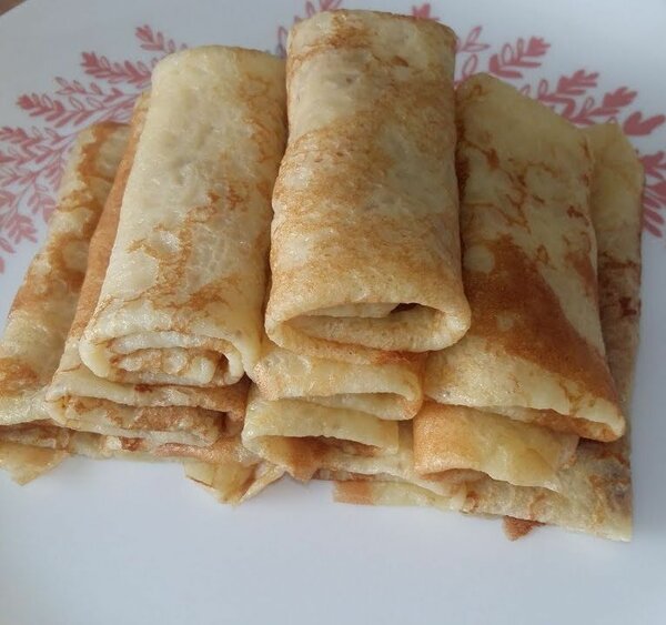 Crêpes sucrées nature