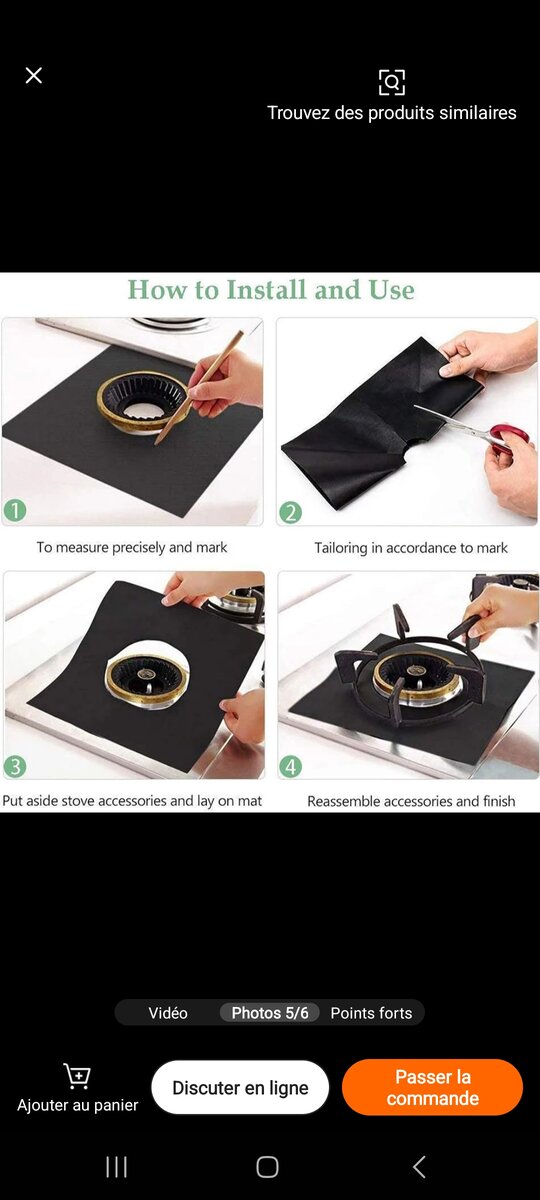 Couvre-plaque de protection antiadhésif