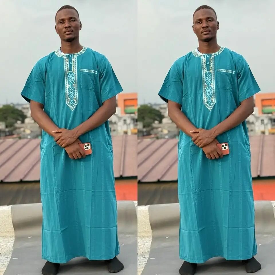 Kaftan africain homme brodé