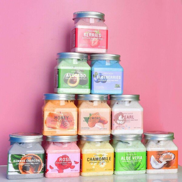 Ensemble de soins exfoliants