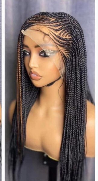 Perruque tressée afro