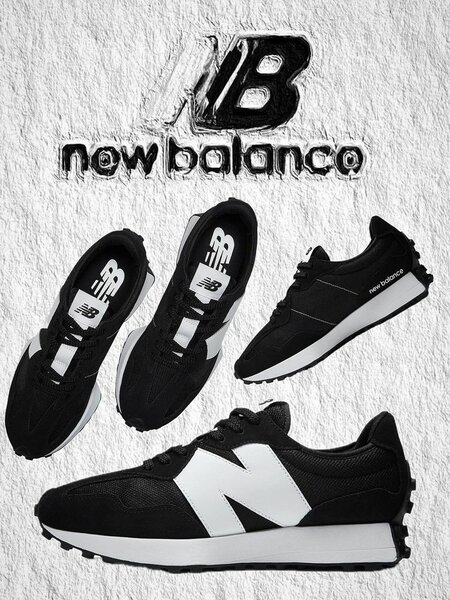 Baskets New Balance Noir et Blanc