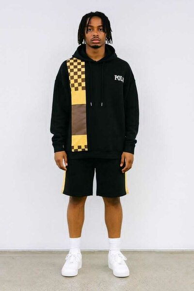 Sweat à Capuche Style Checkerboard