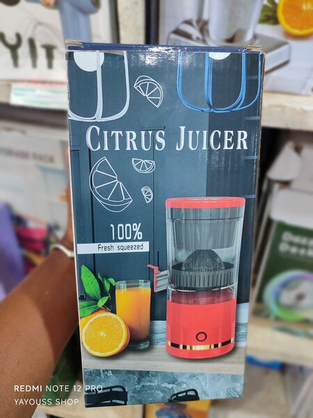 Presse-Agrumes Électrique Rouge