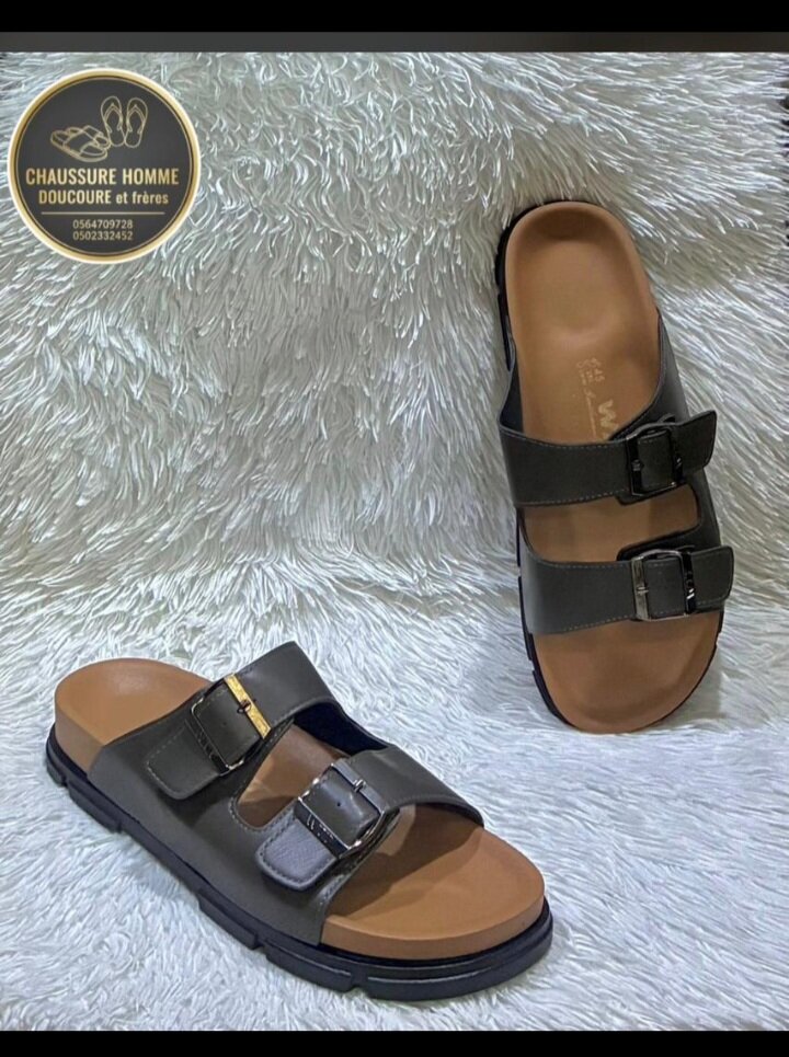 Sandales en cuir pour hommes