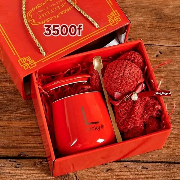 Ensemble mug et éponges 'Lucky'