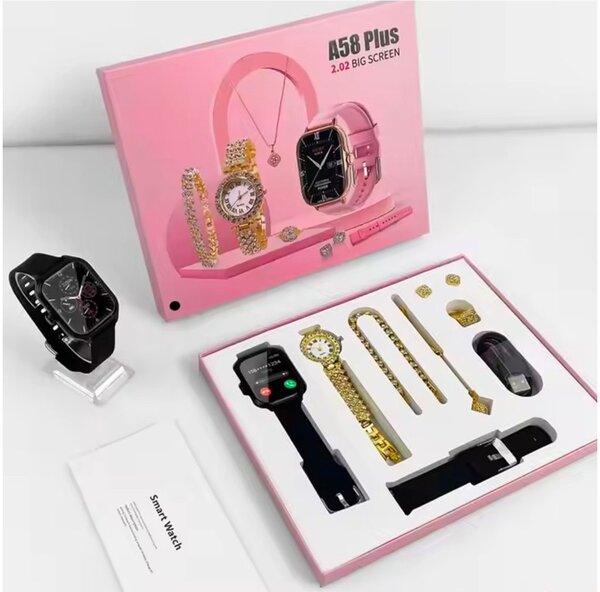 A58 PLUS 2.01" 47MM FULL TOUCH SCREEN SMART WATCH & CLASSIC