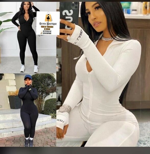 Combinaison moulante femme