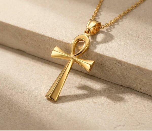 Pendentif Ankh Doré