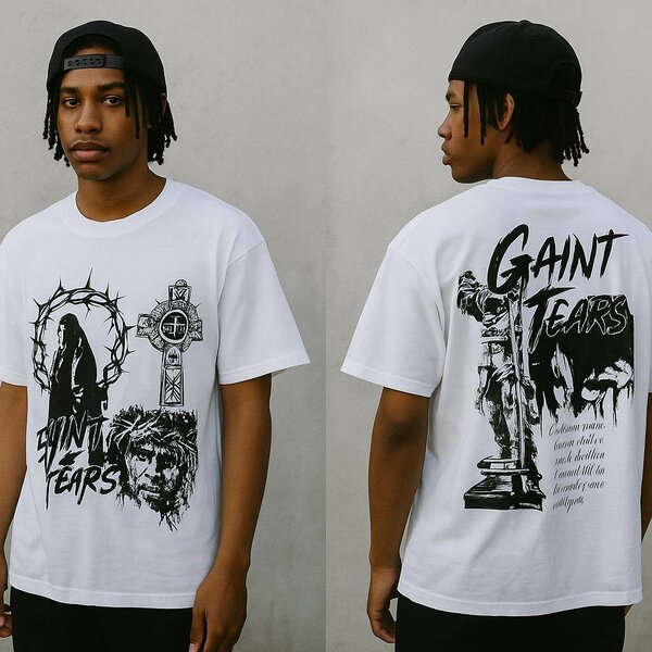 T-shirt streetwear imprimée