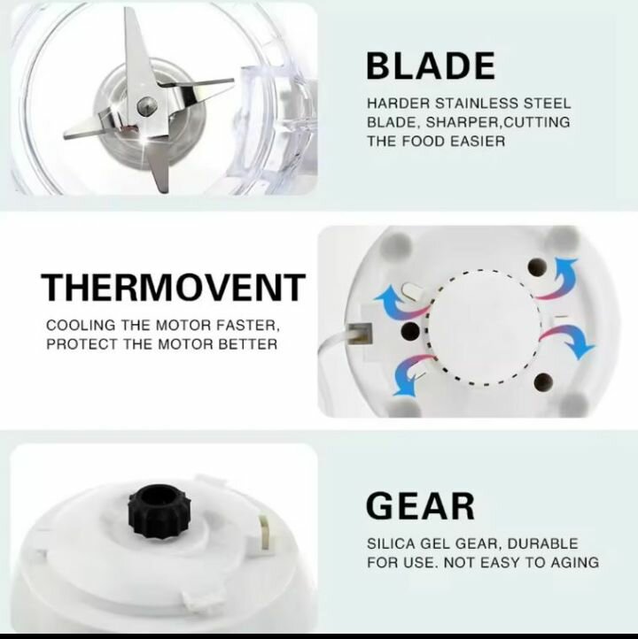 2 in 1 multifunctional blender