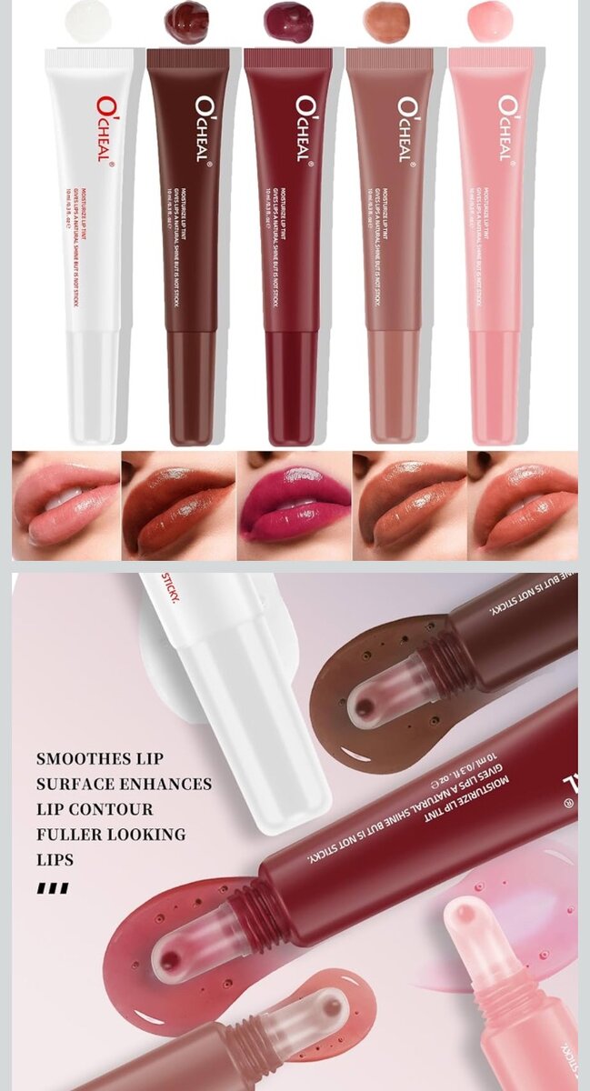 5Pcs Hydrating Lip Gloss Set