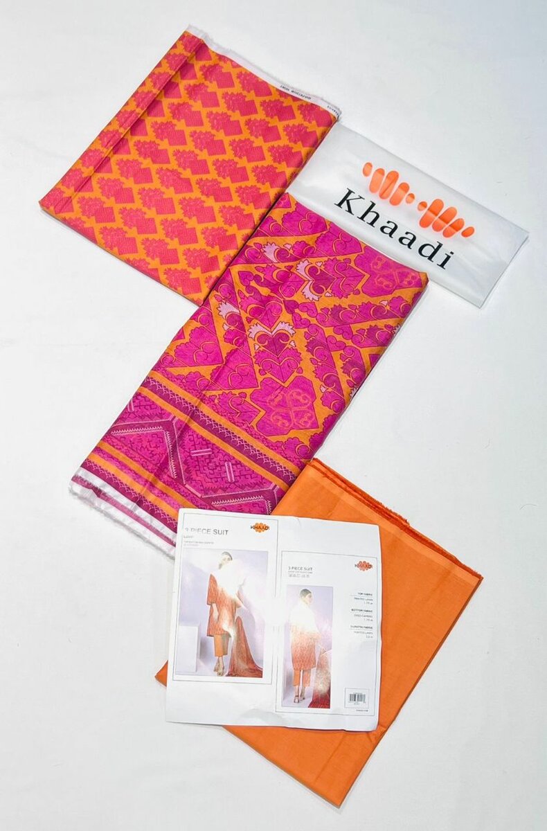 Khaadi lawn 3pc
