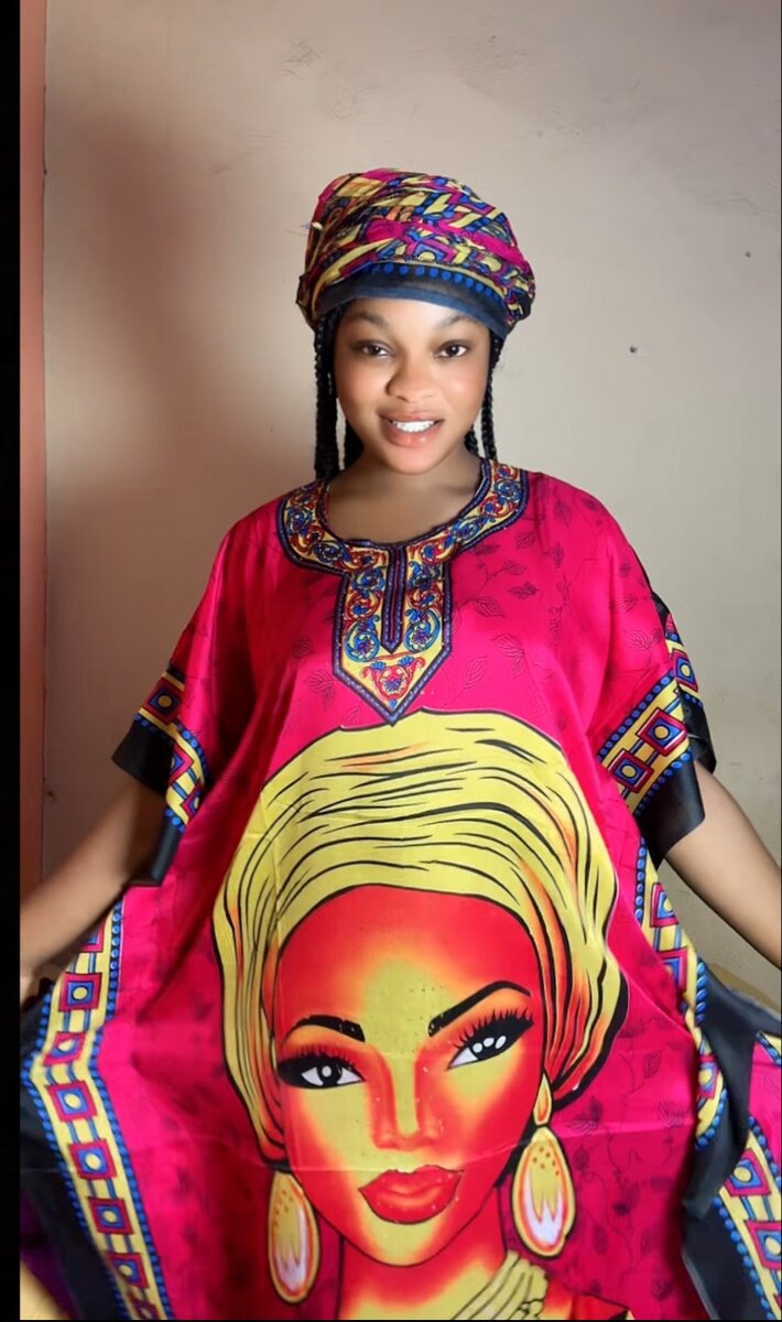 Robe africaine colorée femme