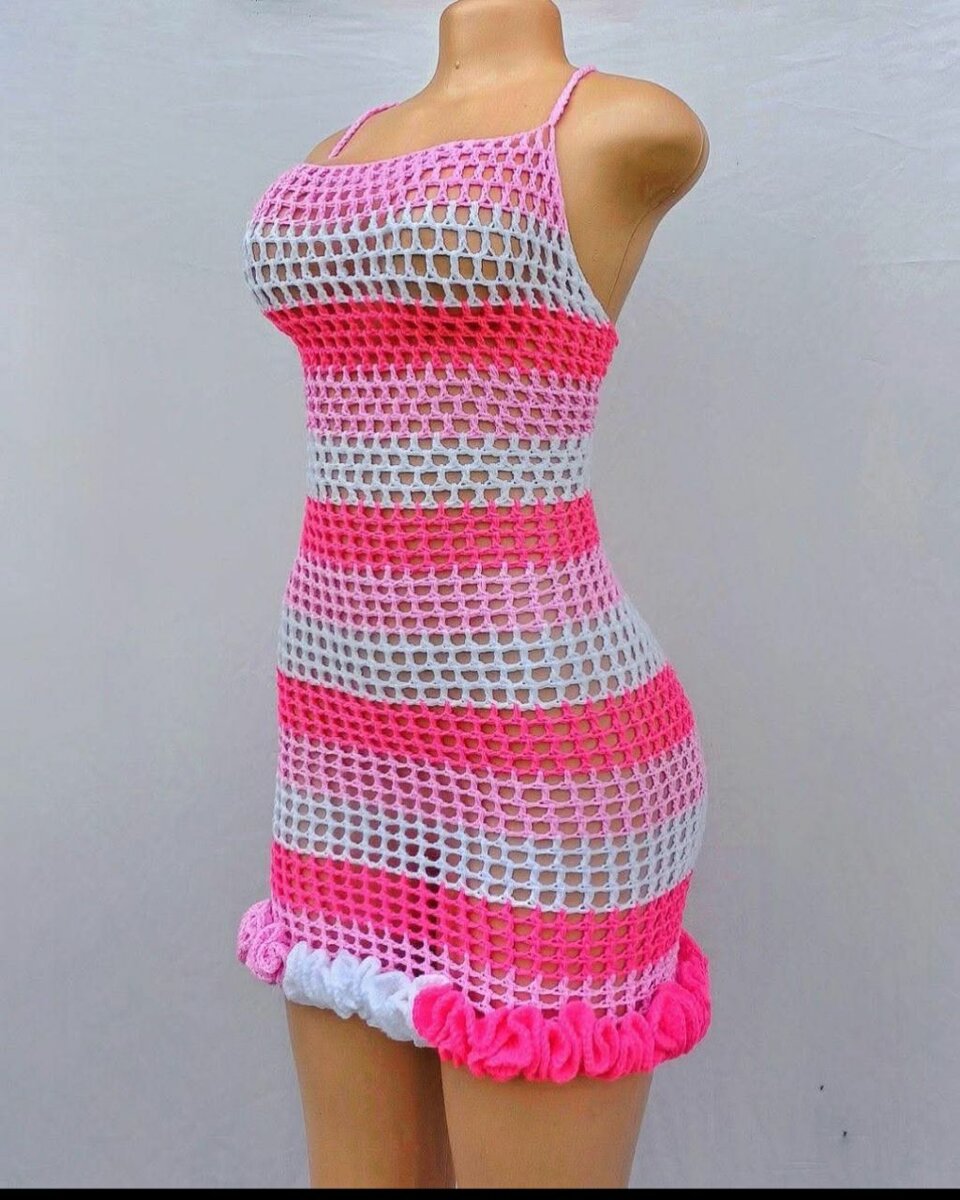 Tenue en crochet de laine