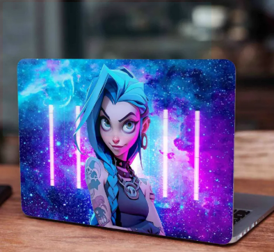 Anime Art Girl Laptop Skin Vinyl Stickers Decal,12 13 14 15 15.6 inches Notebook Laptop Skin Sticker for all Laptops (RF SKIN)