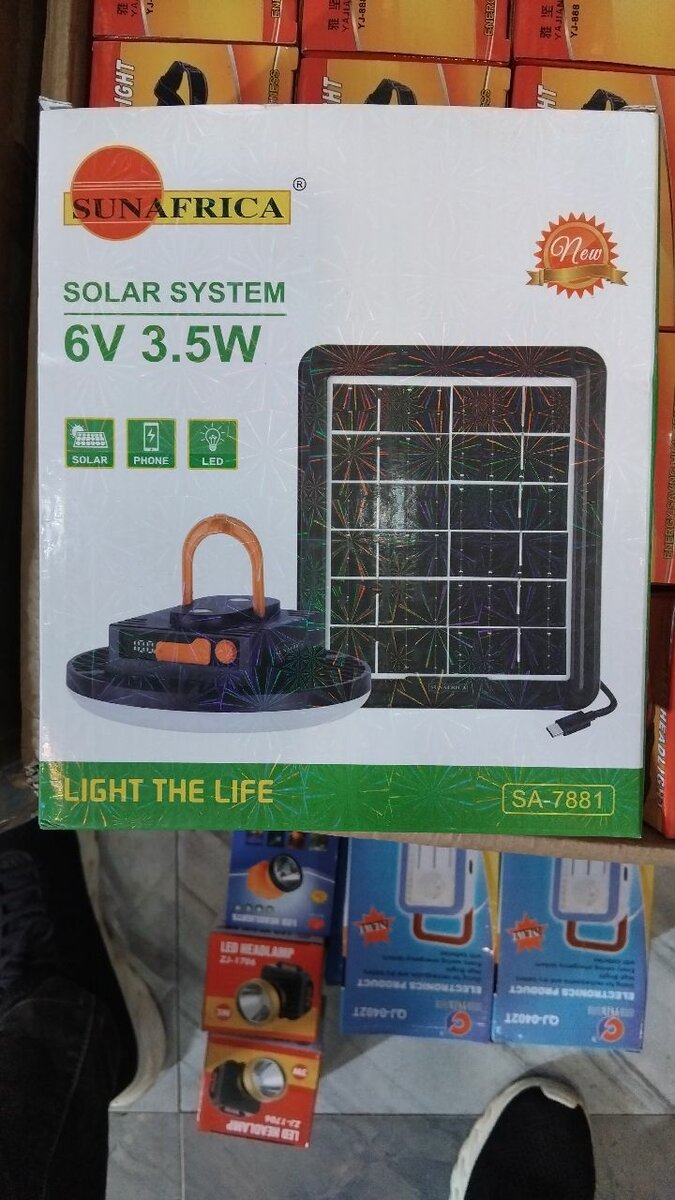 Lampe solaire avec son panneau