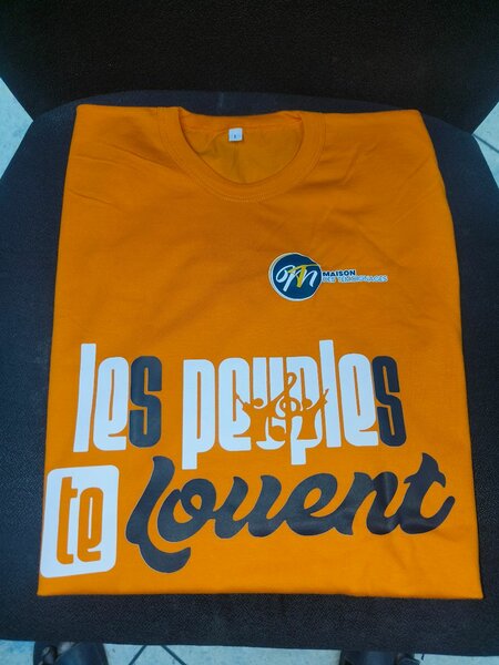 T-shirt imprimé unisexe