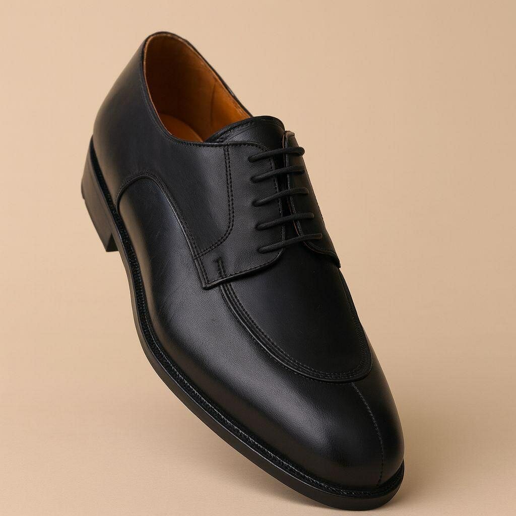 Chaussures élégantes en cuir noir