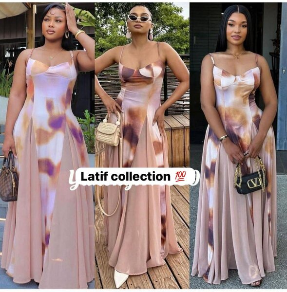 Robe longue Satinée Glamour