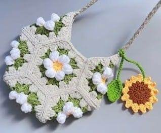 Sac granny motif floral