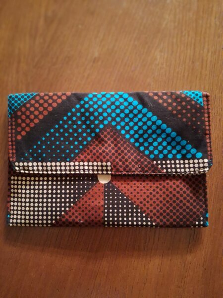 African print/ chitenge wallet