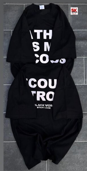 T-shirt oversize noir