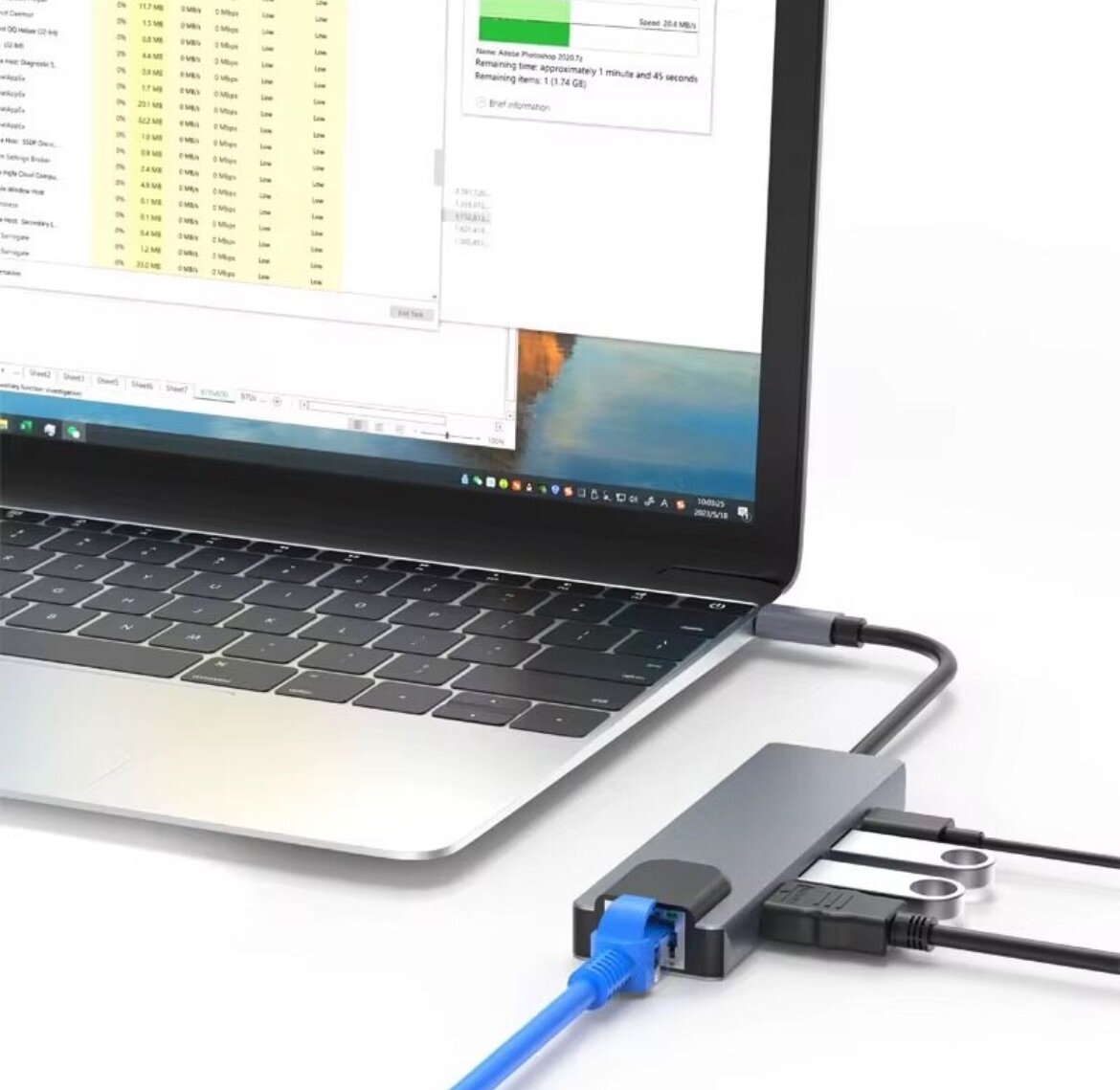 Adaptateur USB-C 5 en 1