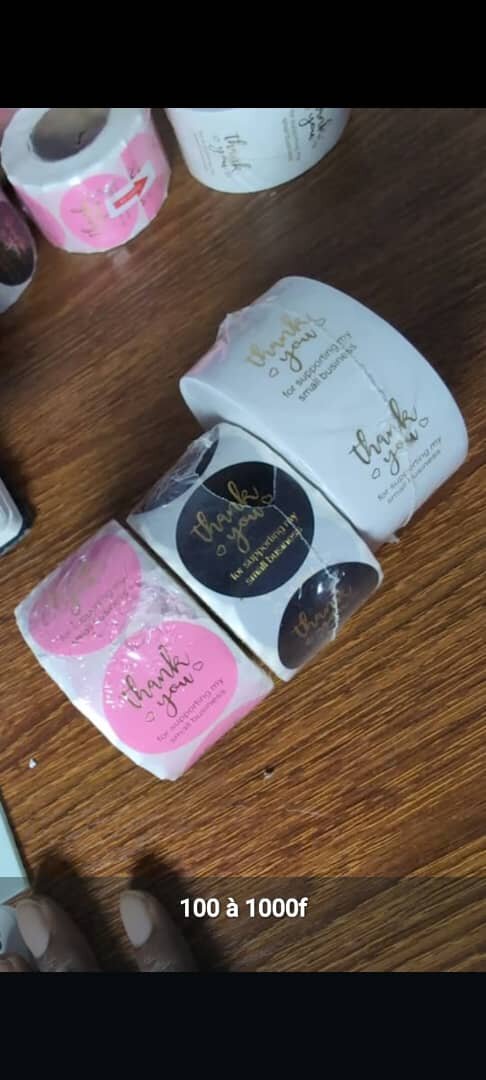 Autocollants Merci 38mm