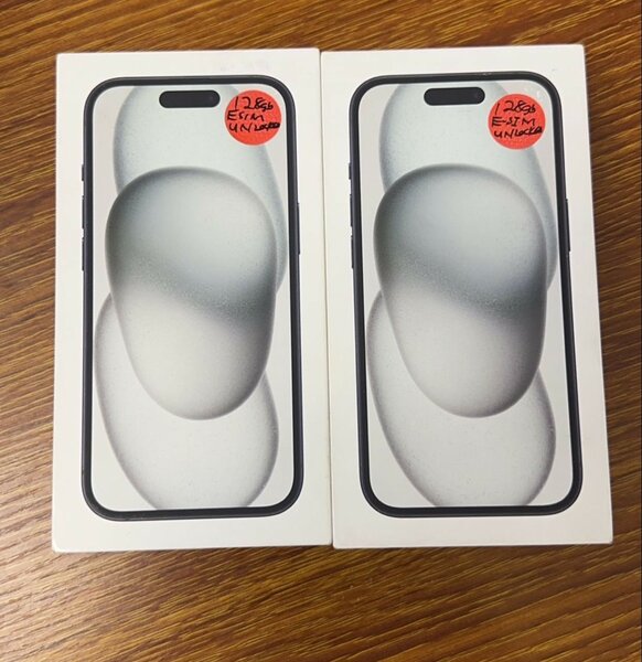 New 15 128gb esim unlocked