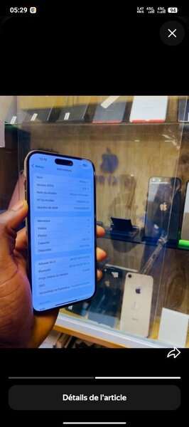 Smartphone haut de gamme 5G