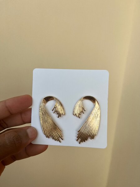 Exaggerated European & American Fashion Metal Earrings