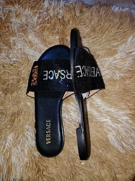 Versace Sparkling Slides