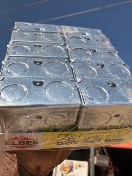 3*3 metal conduit box