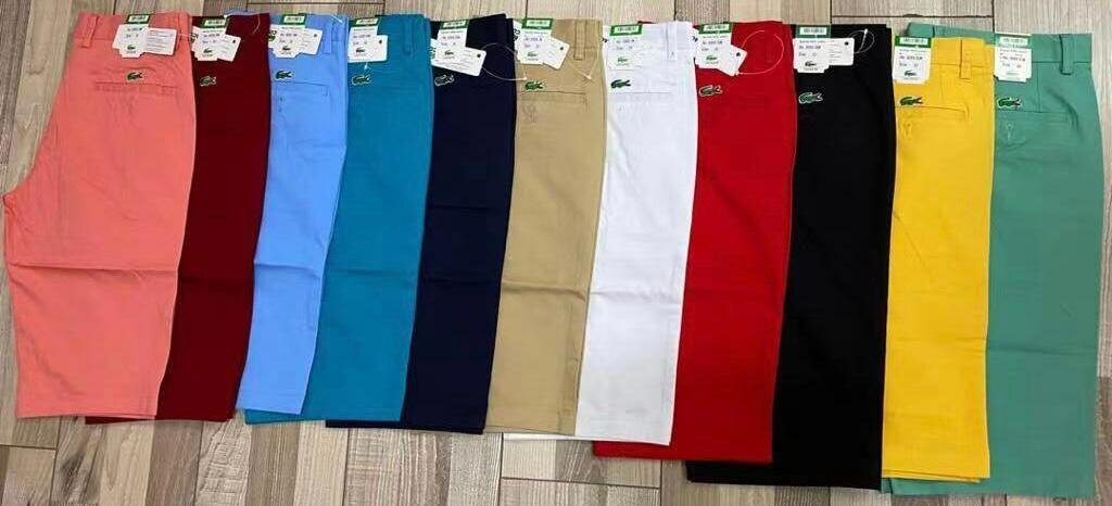 Shorts colorés pour hommes