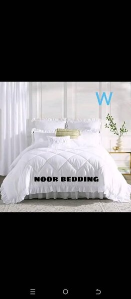5 PIECES NOOR COMFORTERS KING SIZE VERY BIG