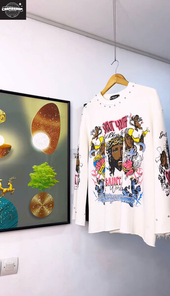 Sweatshirt graphique homme tendance