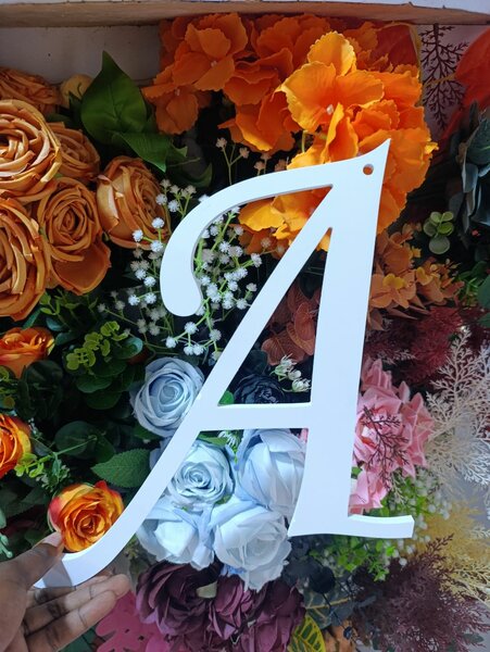 Lettre décorative en bois "A"