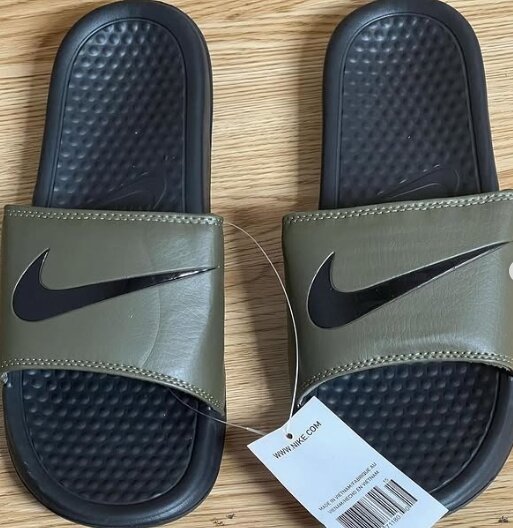 Quality Nike Slides Now green