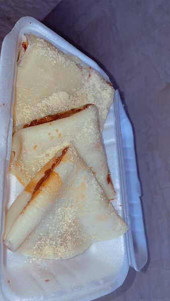 Délicieux crêpes fourrées